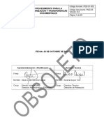 PGD-05 Procedimiento Organizacion y Transferencias Documentales