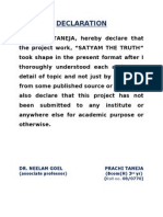 Declaration: Dr. Neelam Goel Prachi Taneja