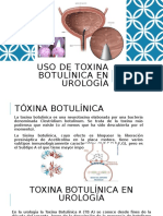 Uso de Toxina Botulínica en Urología
