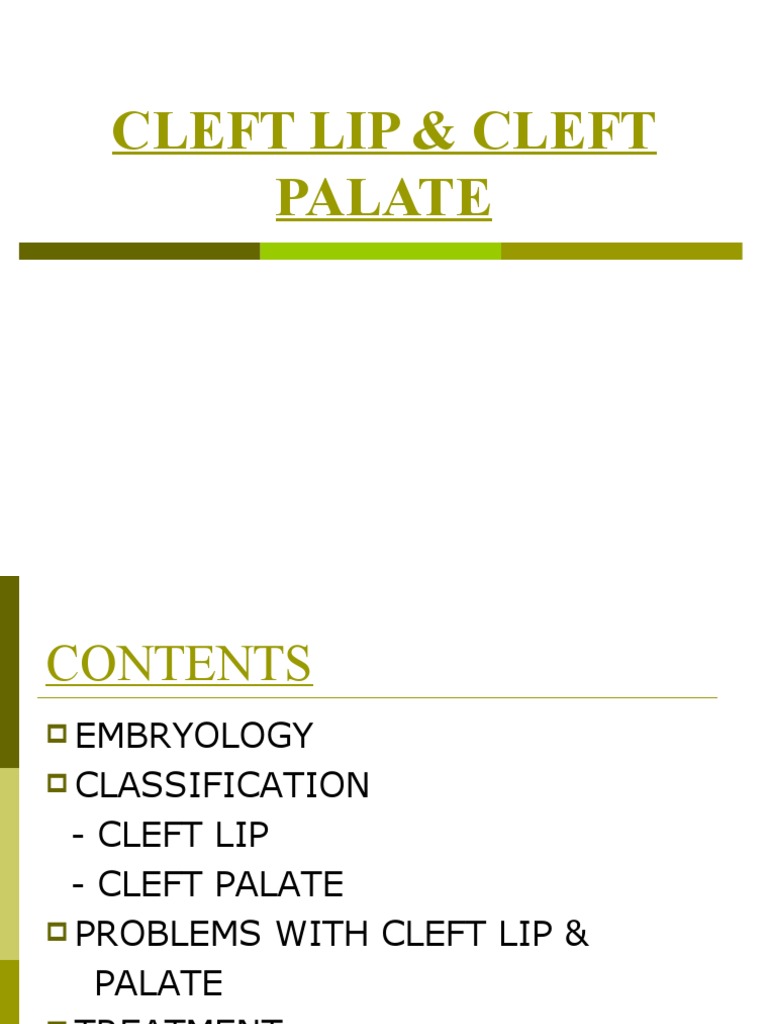 Cleft Lip and Cleft Palate | PDF | Homeopathy | Human Nose