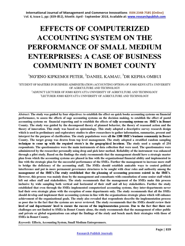 What Are The Impacts Of Computerized Accounting Information System? – TQXWT