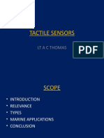 Tactile Sensors: LT A C Thomas