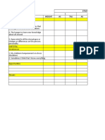 Strategies 1 2 Key Internal Factors Weight AS TAS AS