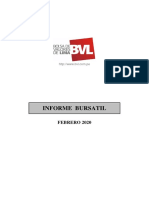 Informe Bursatil: FEBRERO 2020