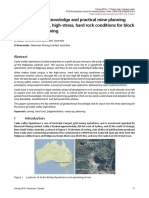 Key Geotechnical Knowledge and Practical Mine Planning Guidelines in Deep, High-Stress, Hard Rock Conditions For Block and Panel Cave Mining PDF