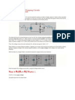 Diode Limiting and Clamping Circuits: V R / (R + R) V