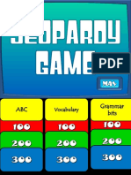 Jeopardy Quiz Fun Activities Games Games Grammar Drills Tests - 63566