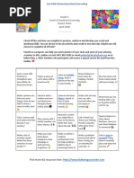 Grade 5 Social & Emotional Learning Choice Chart April 2020: Find More SEL Resources Here