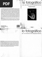Lo Fotográfico Rosalind Krauss PDF | PDF