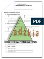 Soal Tes Masuk SMP IT Adzkia Babalan TP 2016-2017