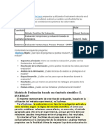 Modelo de Evaluación Basada en El Método Científico