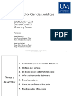 03 - 2019 - Ciencias Juridicas - Economia - Moneda y Bancos - Guia de Clase 3