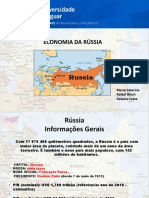 Economia Rússia PIB US$1,78 trilhão agricultura petróleo gás madeira