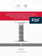 Guía para la elaboración de informes de presunta responsabilidad