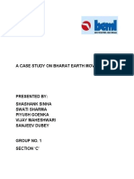 A Case Study On Bharat Earth Movers LTD