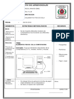 SESIÓN DE APRENDIZAJE - 5 Años