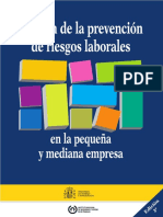 Gestión de La Prevención de Riesgos Laborales en La PYME