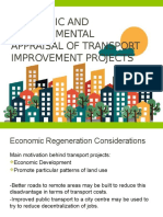 Economic Amd Environmental Appraisal of Transport Improvement Projects