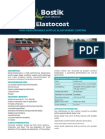 Elastocoat: High Performance Acrylic Elastomeric Coating