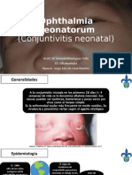 Conjuntivitis Neonatal Oftalmo