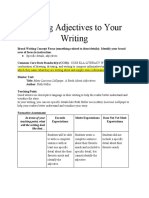 Adding Adjectives To Your Writing