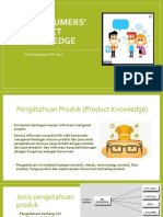 Consumer's Product Knowledge PDF