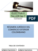 RÉGIMEN JURÍDICO DEL COMERCIO EXTERIOR COLOMBIANO