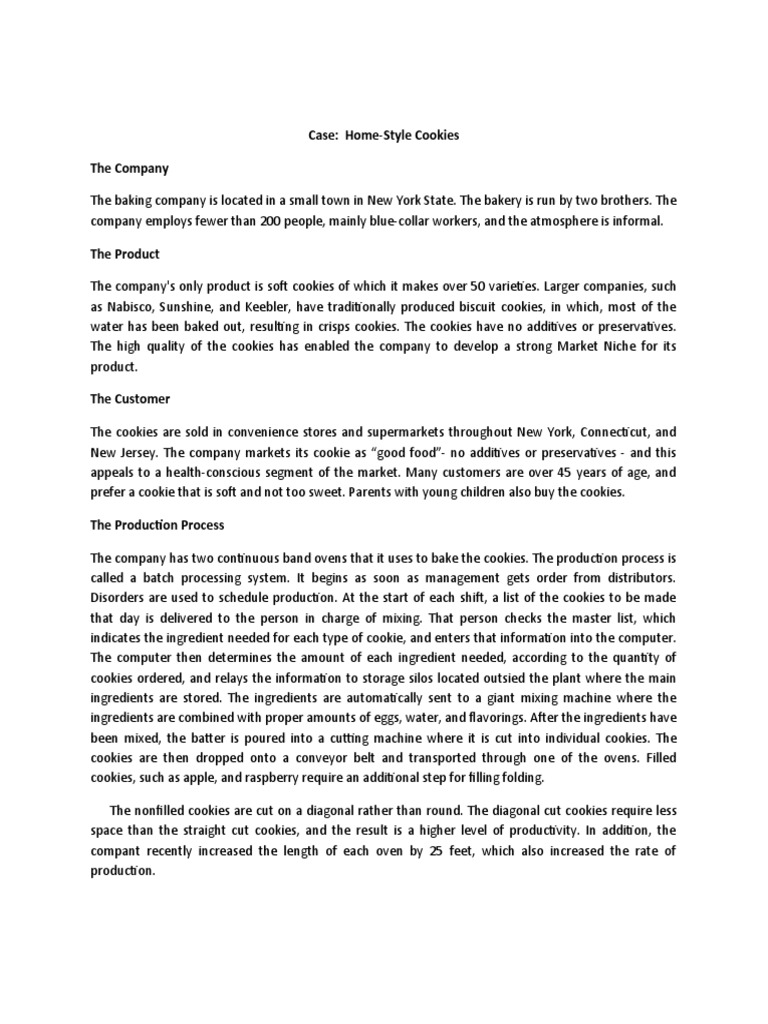 Case Study File | Descargar gratis PDF | Food And Drink | Foods