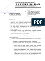 Edaran Kadisdik Tentang Pelaksanaan Proses Belajar Dirumah Pada Masa Darurat Corona