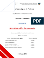 Administración de Memoria Sistemas Operativos