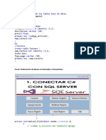 Elaboración de Menú con llamadas a formularios