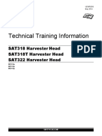 SAT318 HarvesterHead SAT318T Harvester Head SAT322 Harvester Head Technical Training Information - UENR0356UENR0356 - SIS PDF