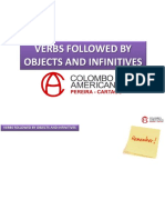 Verbs Followed by Objects and Infinitives