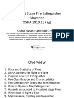 Incipient Stage Fire Extinguisher Education OSHA 1910.157 (G)