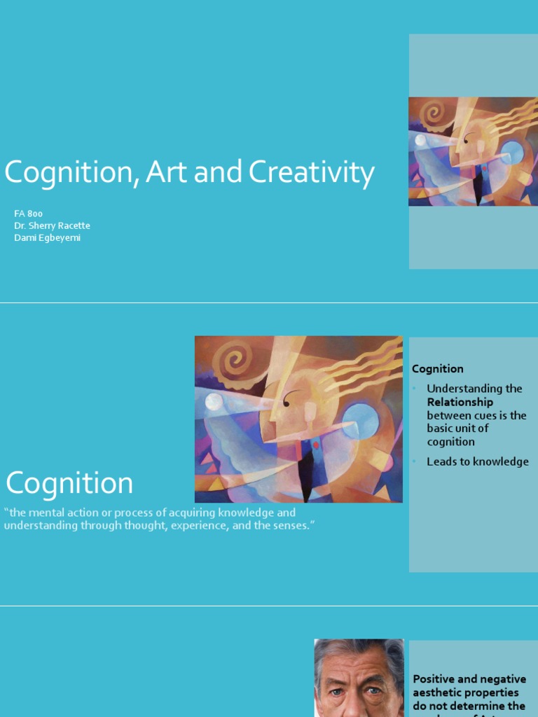 Cognition in Art and Creativity | PDF | Creativity | Self
