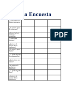 La Encuesta - Dinámica de grupo