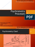 Unit 5: Psychrometry of Air-Conditioning Processes
