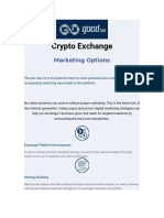Crypto Exchange: Marketing Options