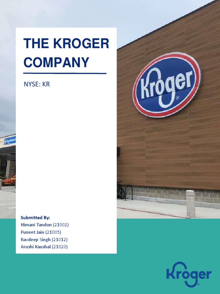 Kroger Case Analysis PDF Grocery Store Retail