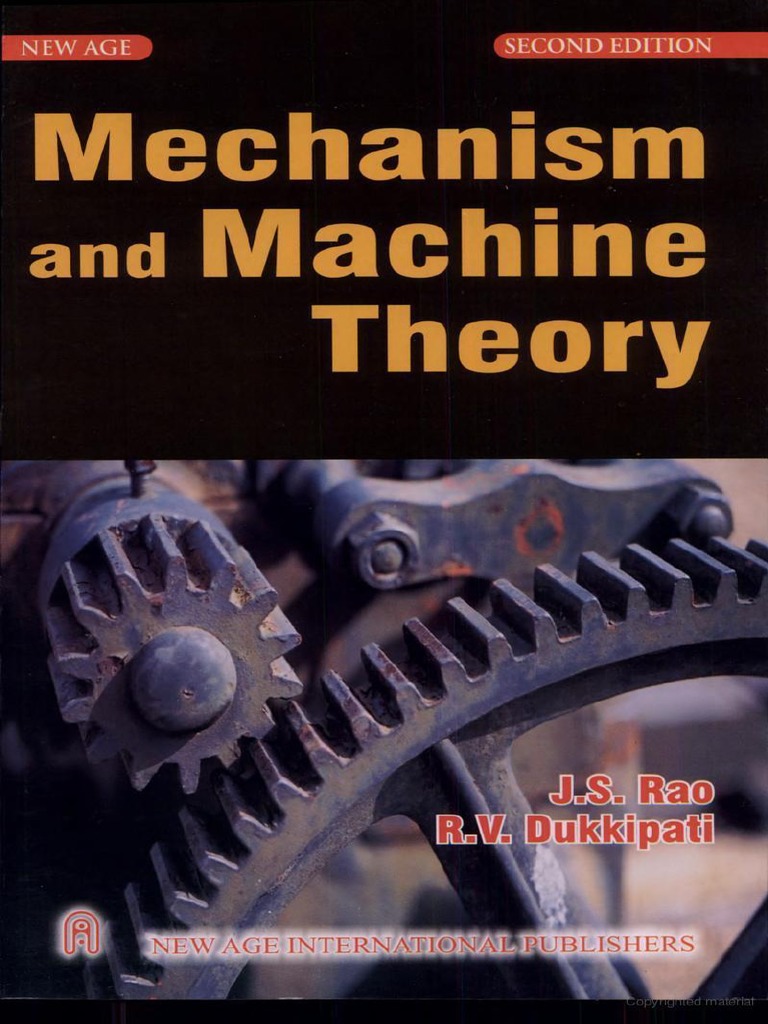 Mechanism and Machine Theory Rao, J. S and Dukkipati, R. V PDF PDF