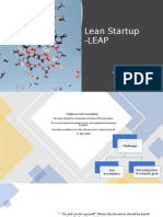 Lean Startup - Leap: Ogirala Venkat Rohith - 1902153