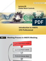 Introduction To ANSYS CFD Professional: Global Mesh Controls