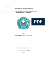 Laporan Resmi Praktikum Biologi Jaringan Epidermis Stomata Dan Parenkim Pada Tumbuhan