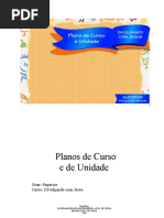 ++plano de curso e unidade - divulgando com Jesus - revisar as práticas