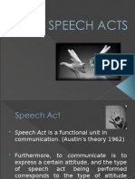 WEEK 5 - Speech Acts