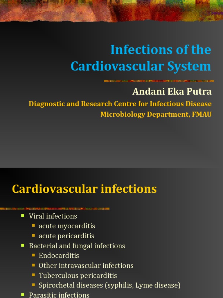 Cardiovascular Infection Etiology AEP 2020 Elearn PDF