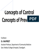 Concepts of Control and Prevention