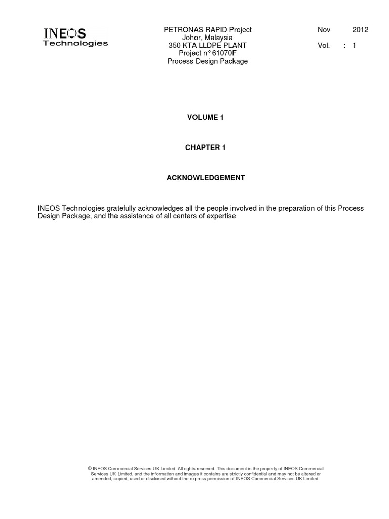 Volume 1 - General - V1-CH01-Acknowledgement | PDF | Technology ...