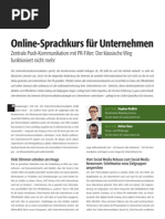 Online-Sprachkurs für Unternehmen