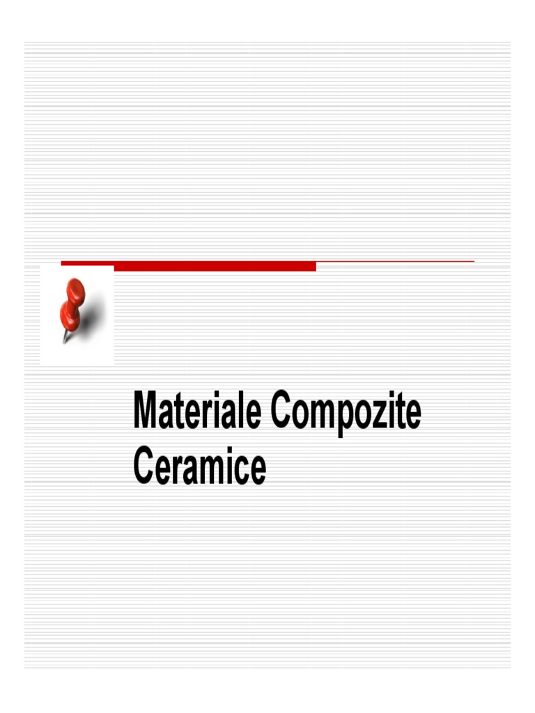 Materiale Compozite Ceramice | PDF